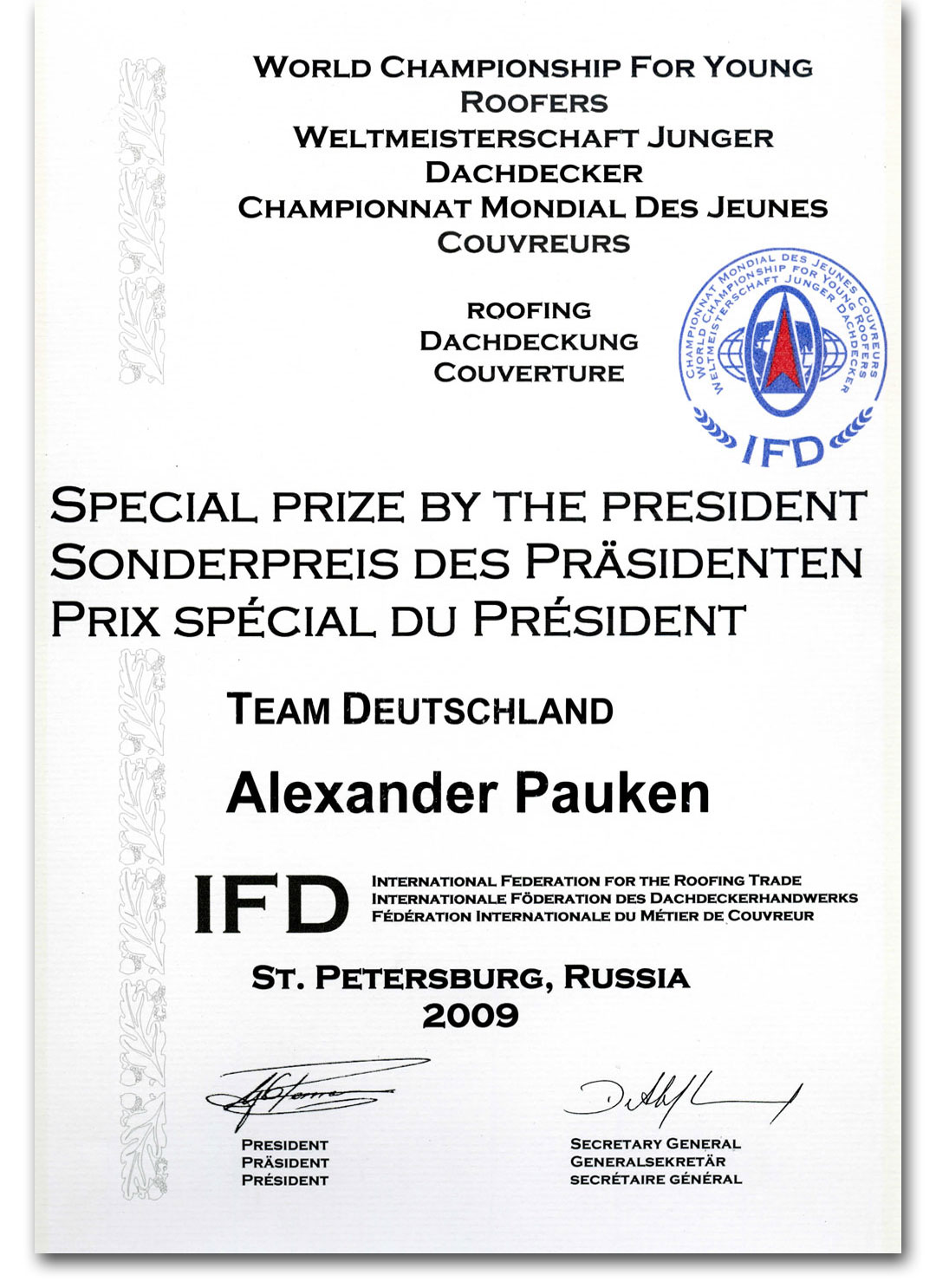 IFD Worldchampion